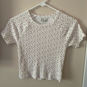 floral american eagle shirt